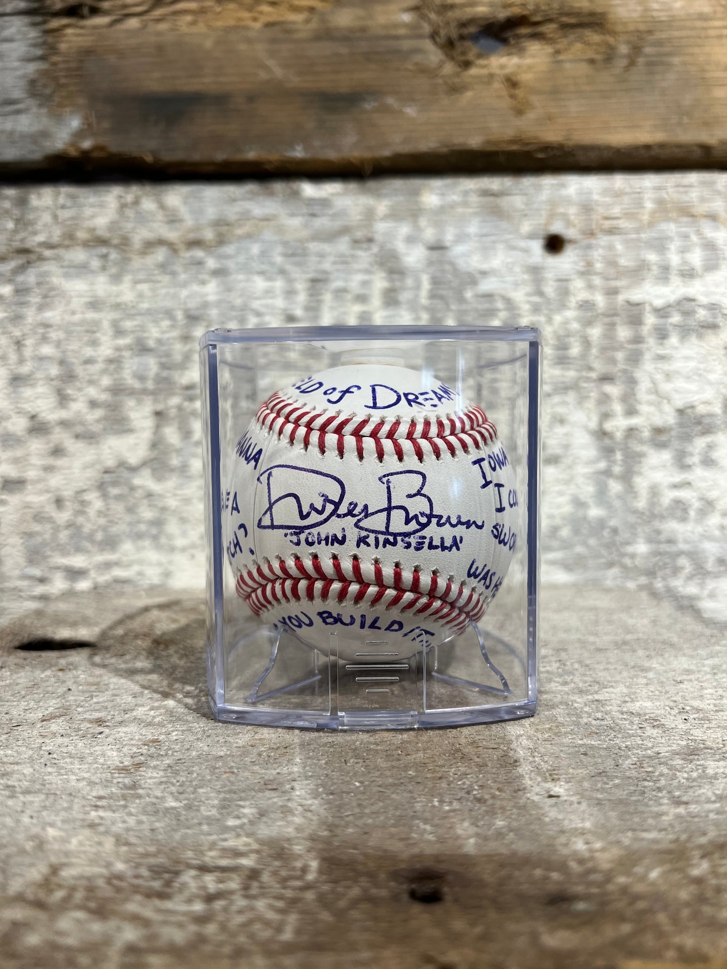 Dwier Brown Signed Deluxe MLB Baseball