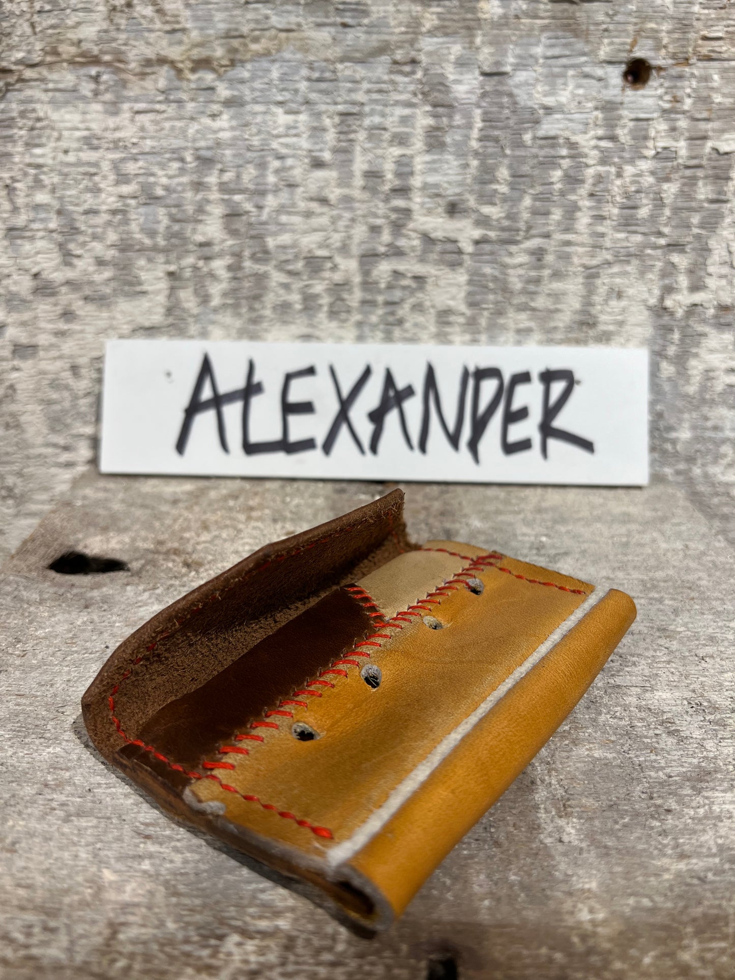 Handmade Leather Wallet - Alexander