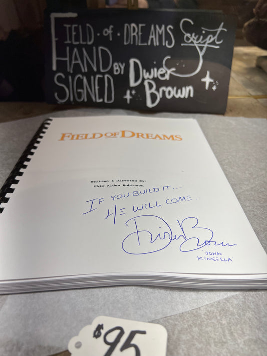 Dwier Brown Signed ‘Field of Dreams’ Script