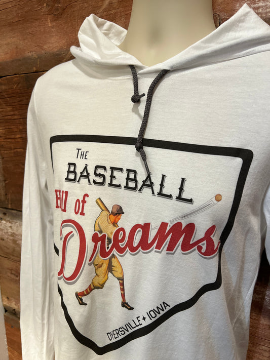 Hall of Dreams Hooded Shirt (Blue / White)